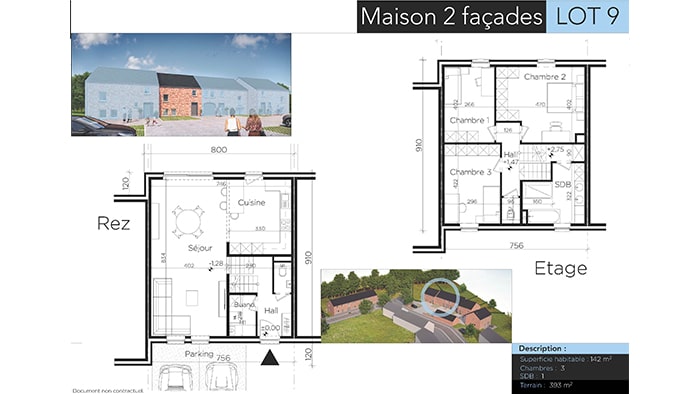 Plan d'architecture pour la 